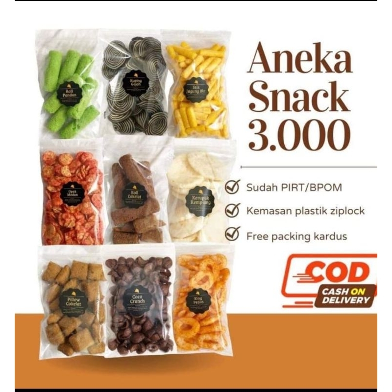 

snack cemilan serba 3rb termurahh