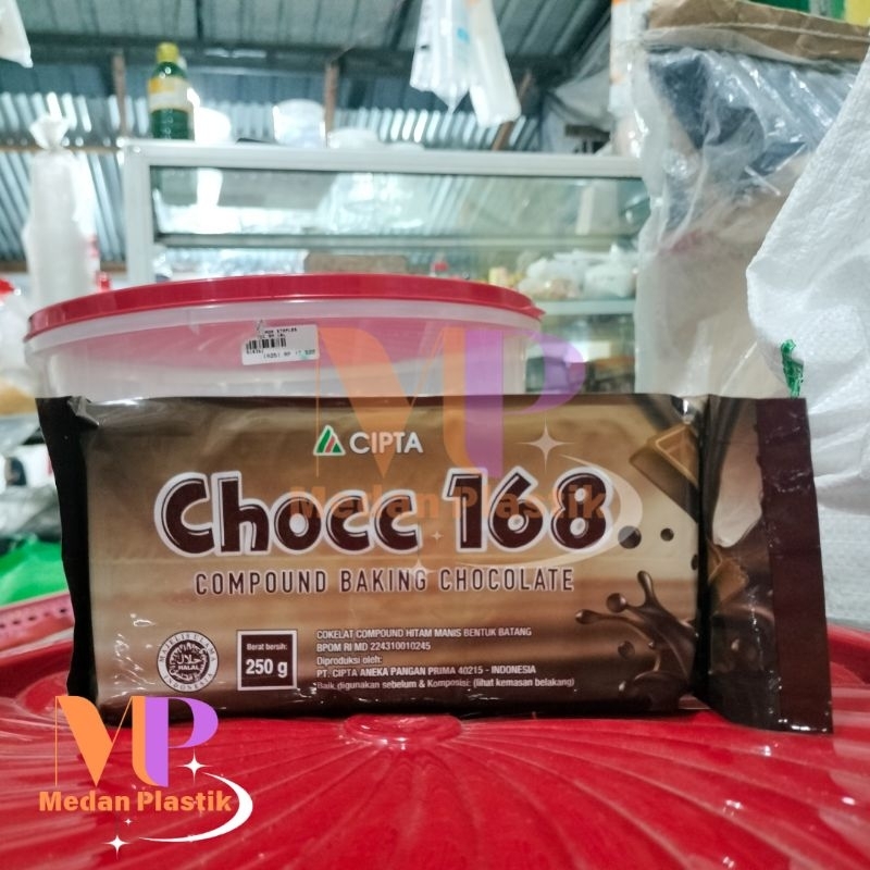 

Chocc 168 coklat batangan 250gr.