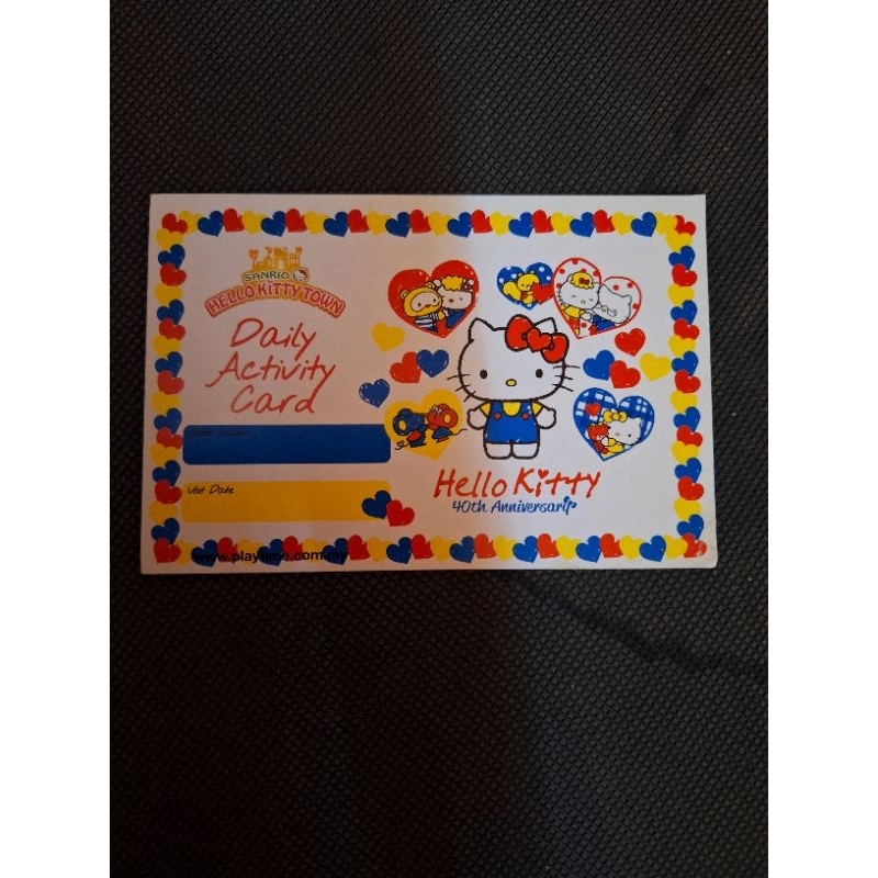 

kartu pos hello kitty sanrio/hello kitty postcard
