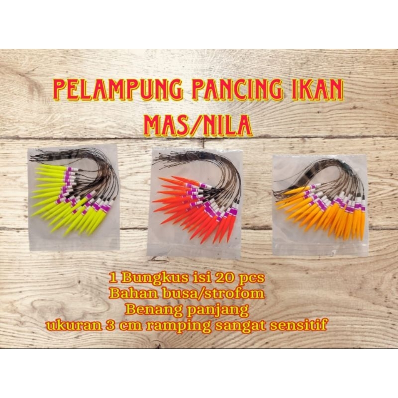 Pelampung pancing untuk ikan mas busa bagus termurah terlaris