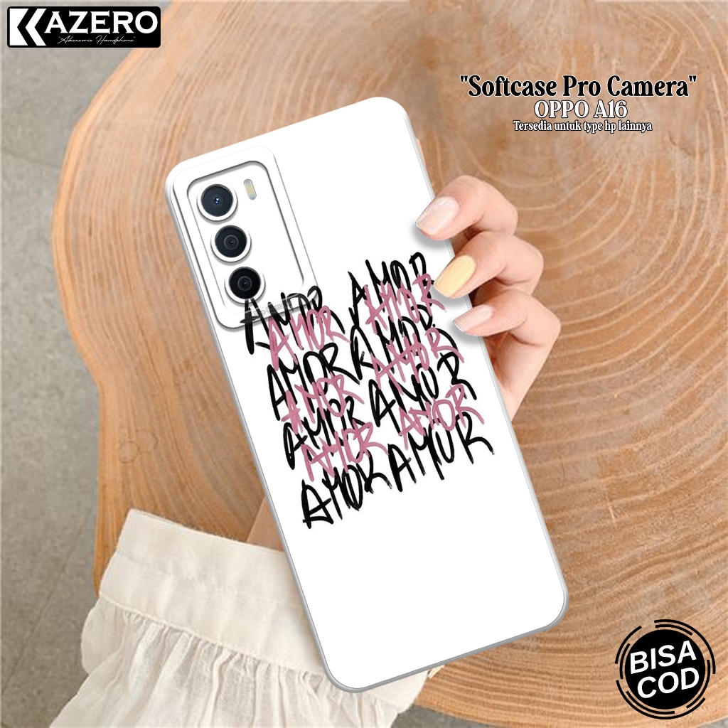 Softcase Hp OPPO A16 Terbaru Fashion Case Aesthetic Case OPPO A16 Silikon Pro Camera Casing OPPO A16