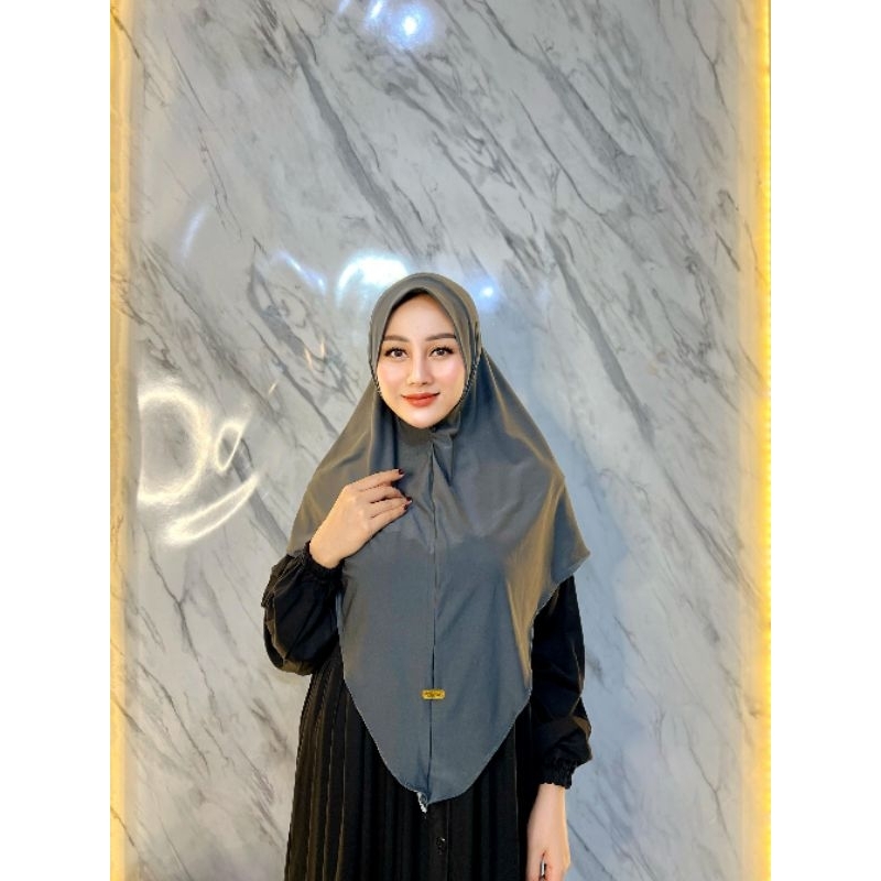 Hijab Instan Size XL Jilbab Instan Non Pet Bergo Non Pet Antem Matt Jersey Premium