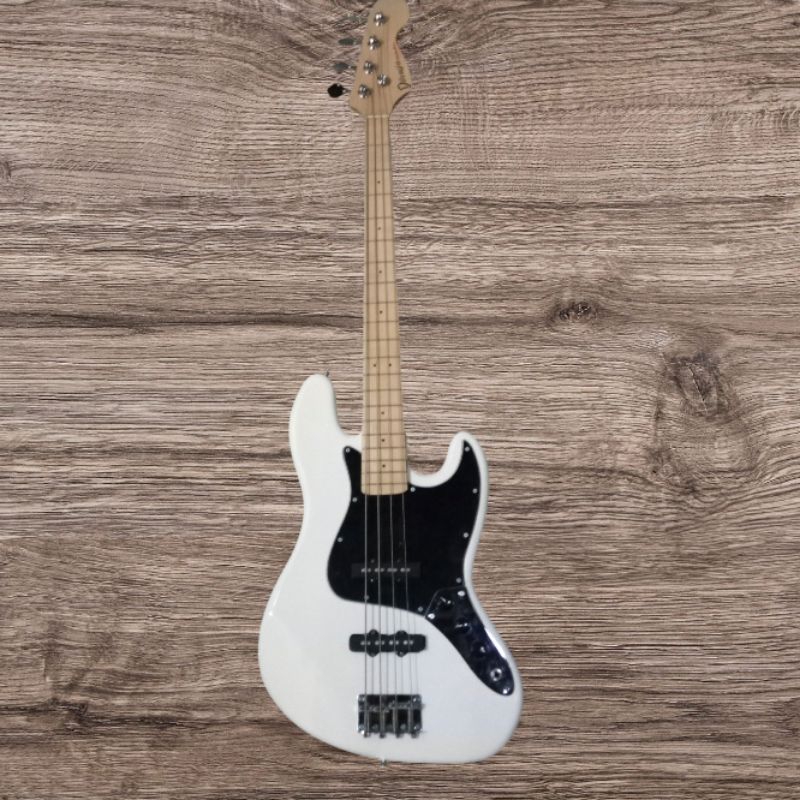 Bass Elektrik Listrik Difergio Orches White Model Jass Bass Neck Maple