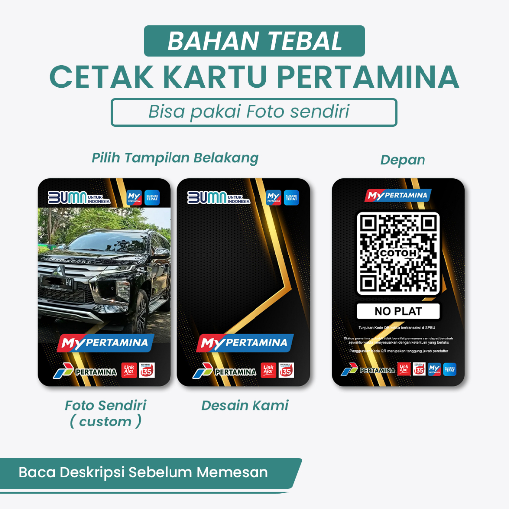 

Cetak Kartu PVC My Pertamina Custom