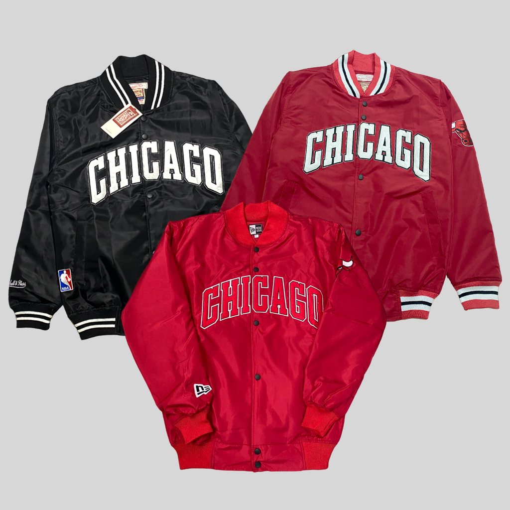 Jaket Chicago Bulls Varsity NBA Basketball Series Unisex Premium