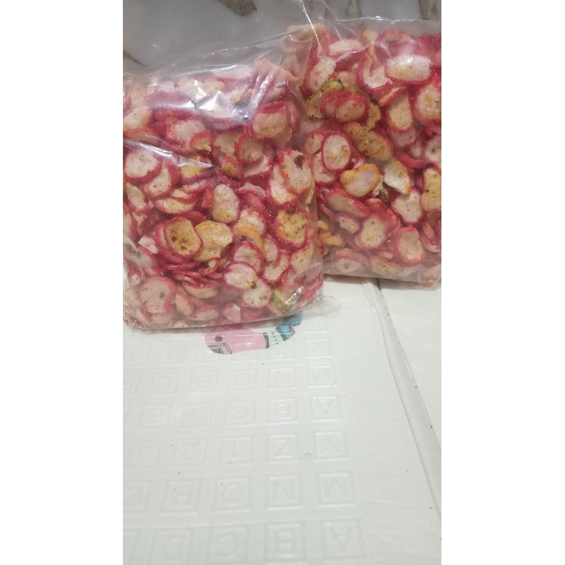 

KRUPUK SEBLAK BANTET KENCUR 250 gram/SNACK KILOAN MURAH/SEBLAK CIKUR/SEBLAK BANTAT/PEDAS MANTAP