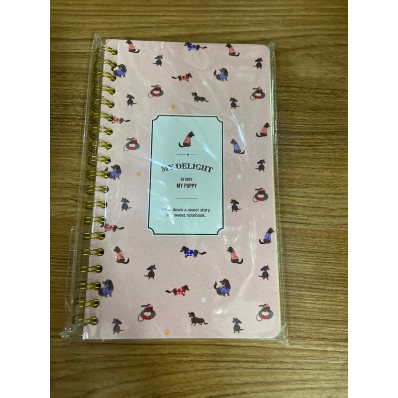 

Notebook Ring My Delight Puppy || Notes Ring Buku Tulis Buku Catatan Lucu