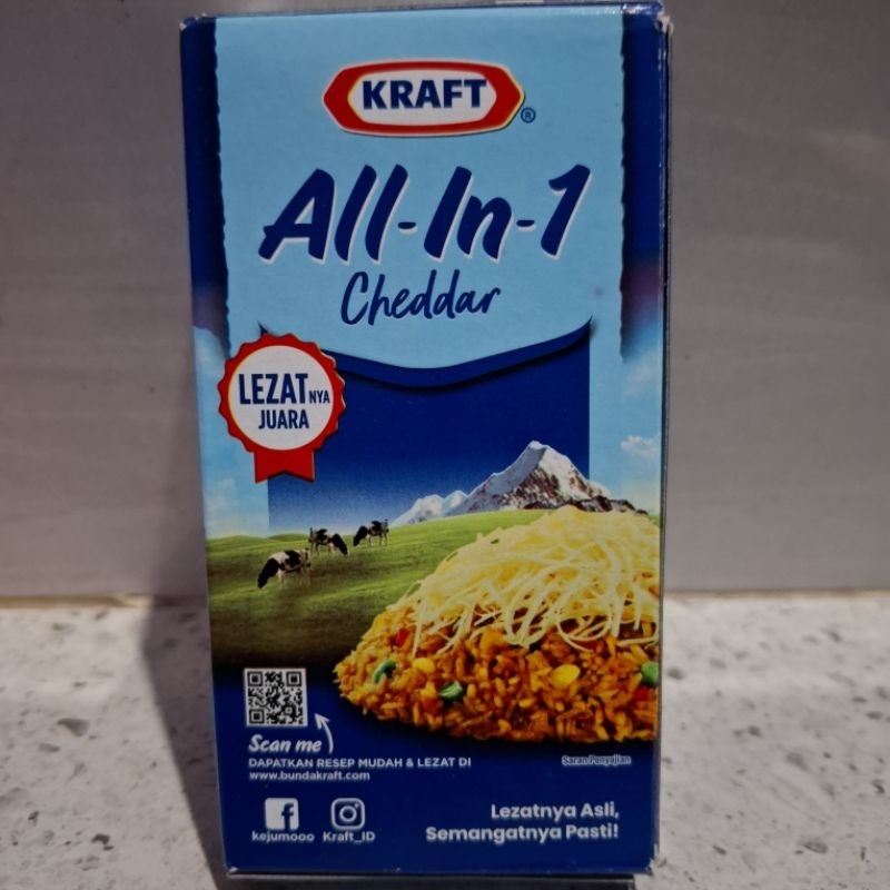 

Keju kraft all in one 165gr termurah sale cheddar cheese keju parut tabur bahan kue keju blok sudah halal dan BPOM