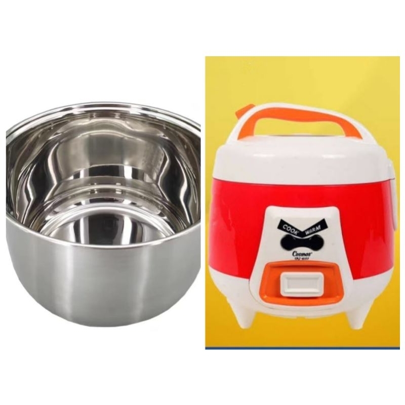 (PANCI SAJA) Panci Stainless Steel Innerpot Utk Magic Com Cosmos (KECIL) CRJ 6123