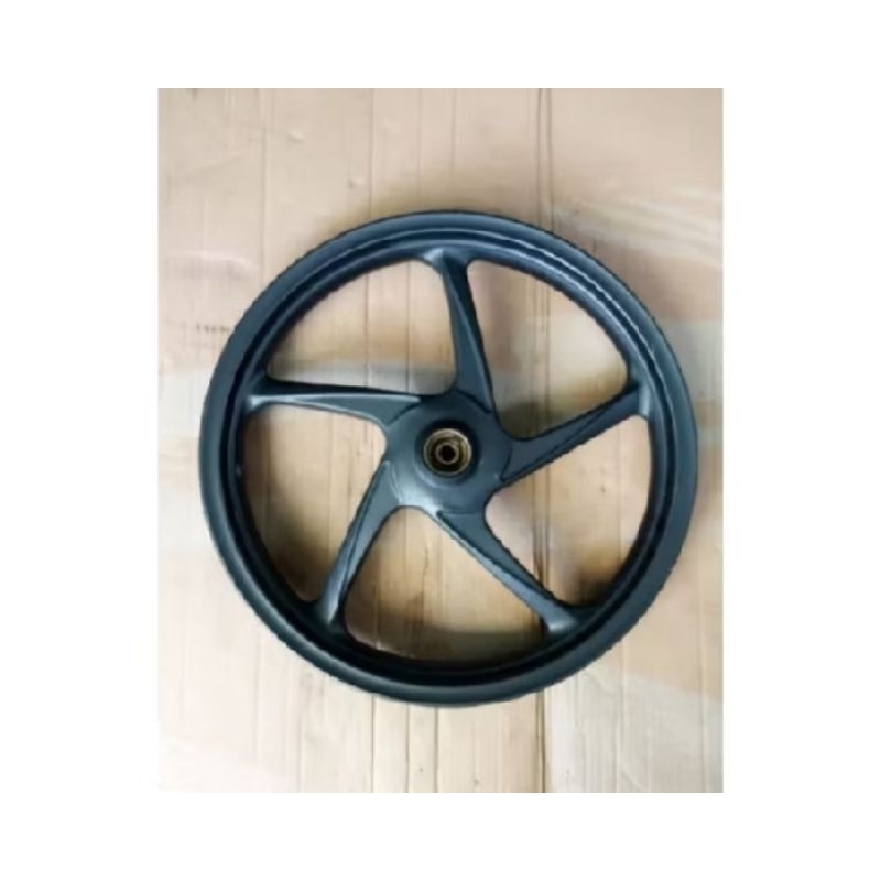 velg depan beat karbu beat old spacy Vario 110 ORI AHM copotan mulus warna hitam/silver