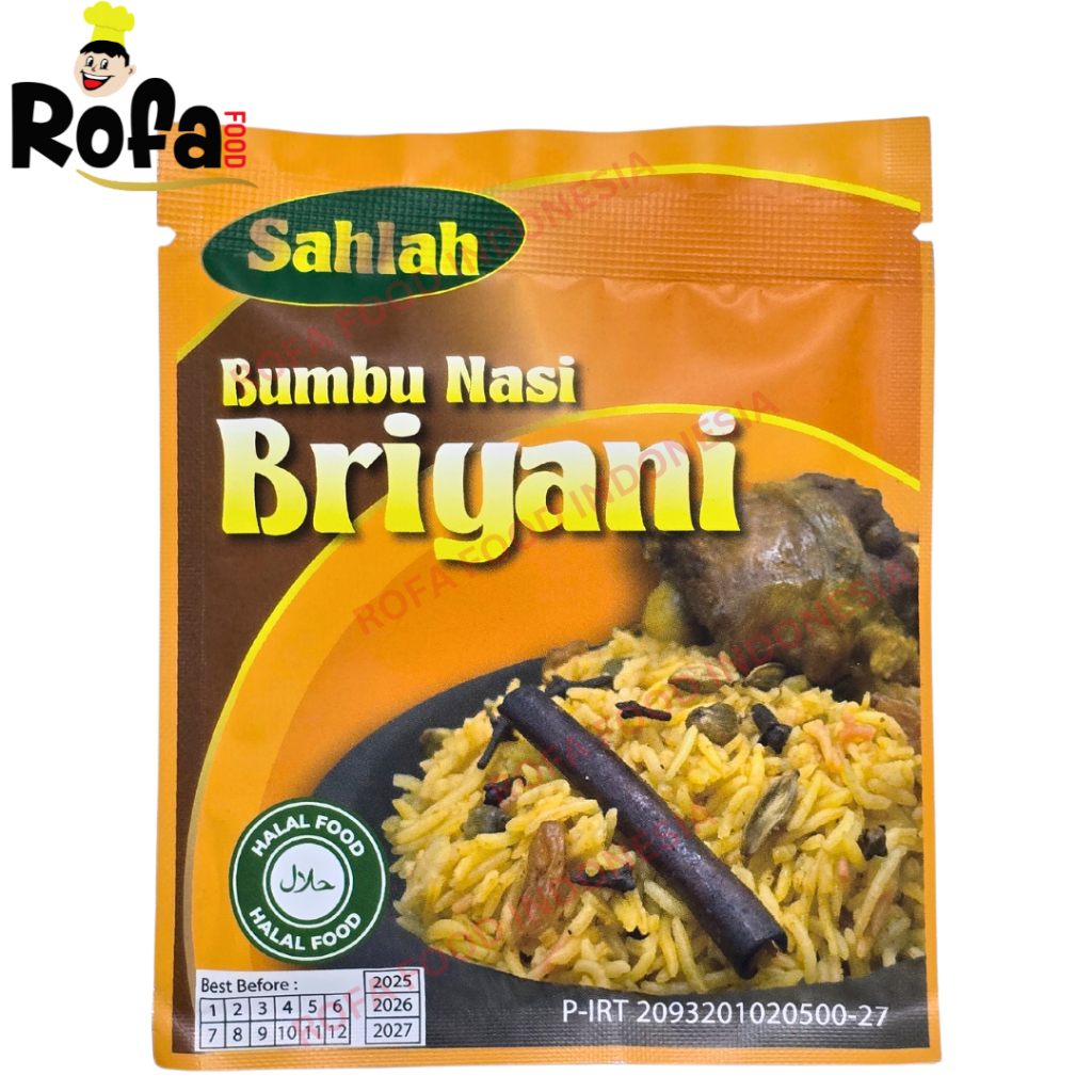 

Bumbu Nasi Briyani Sahlah - ROFA Food - Bumbu Nasi Biryani