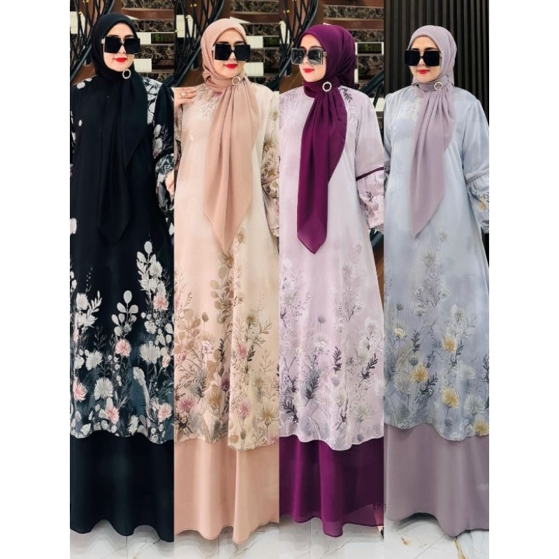 GAMIS ELSA SET MELAYU SET HIJAB BY M NABIL