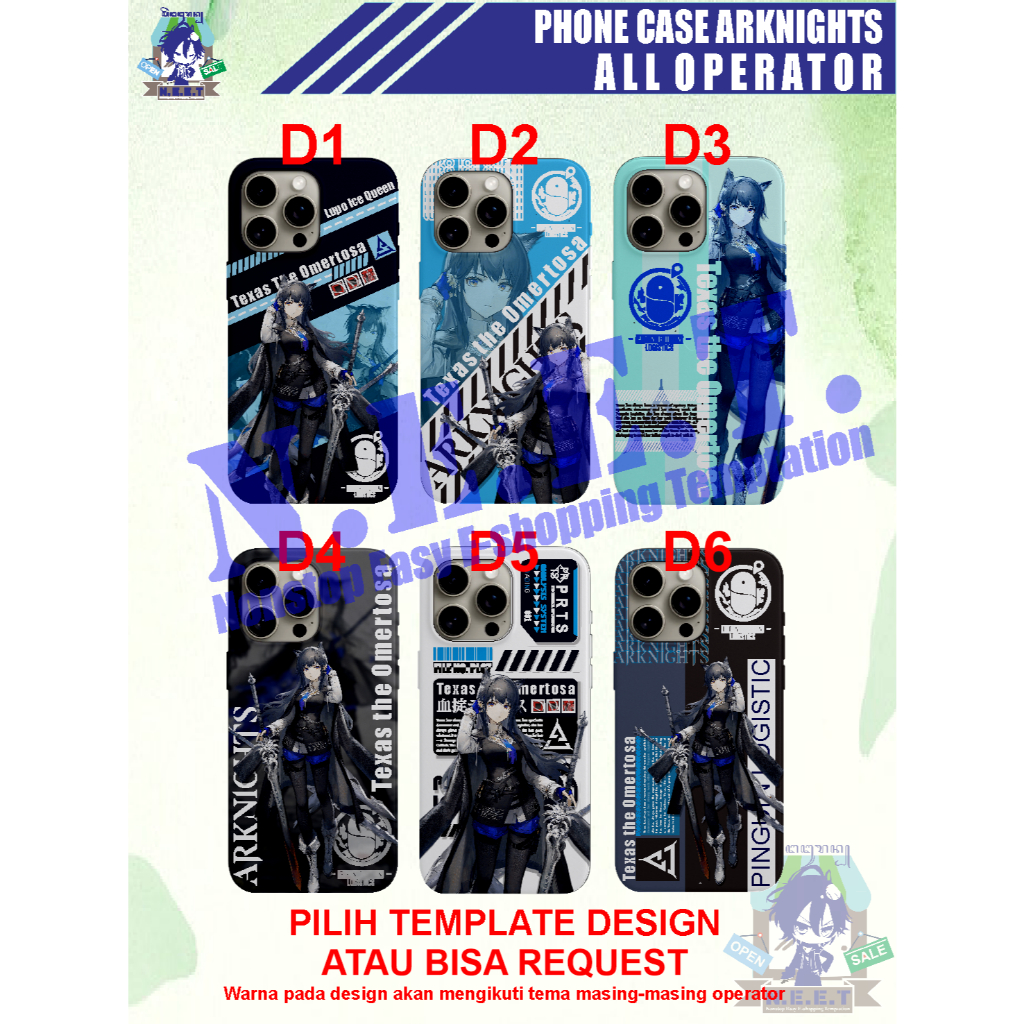 PHONE CASE ARKNIGHTS (ALL OPERATOR)