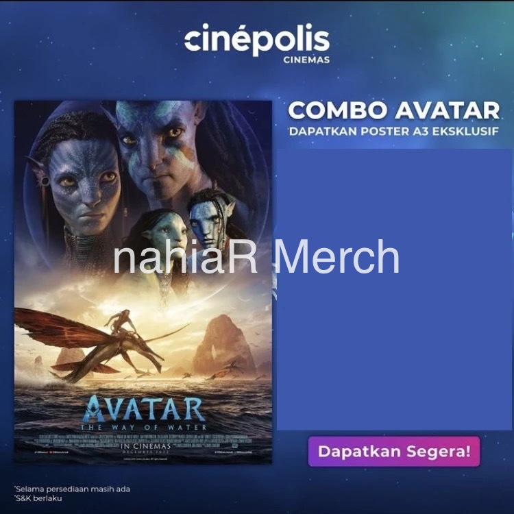 Avatar: The Way of Water x Cinepolis Official A3 Poster