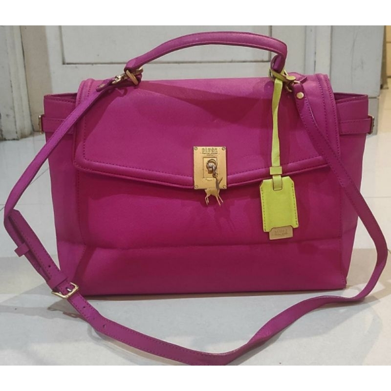 Martine Sitbon Paris Original Authentic Pink Candy Tas Wanita Sling Bag Top Handle