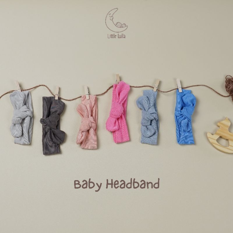 Little Lulla - Baby Headband / bando baby new born / bandana bayi baru lahir perempuan murah / pita 