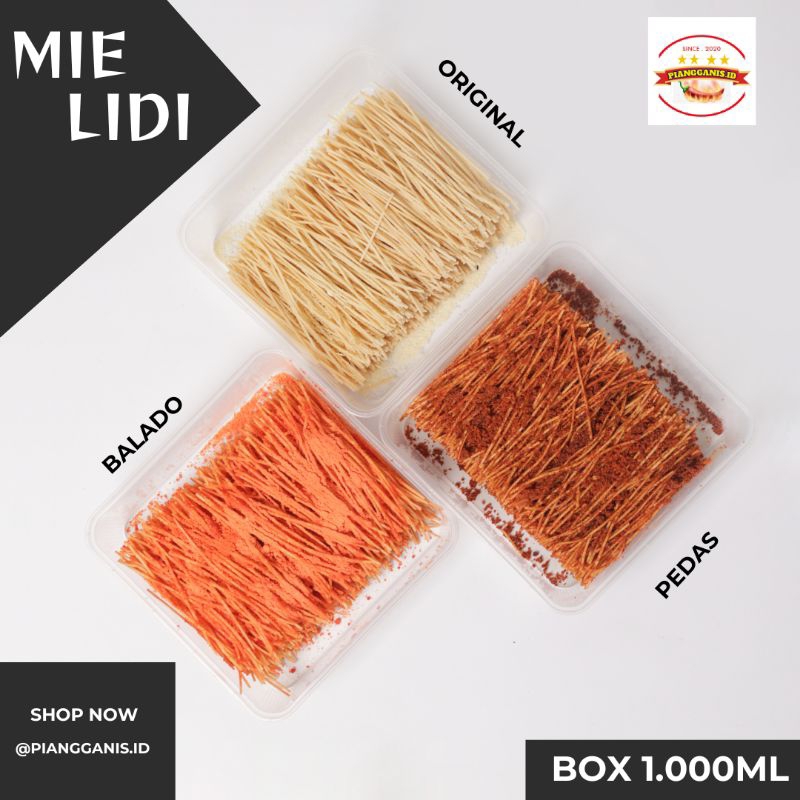 

MIE LIDI 1/2kg / MIE LIDI KEMASAN BOX 1000ml