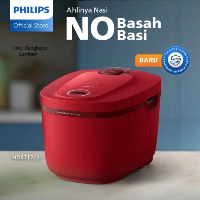 Philips Rice Cooker Digital 1,8 Liter - HD4515 / HD4712 BATAM
