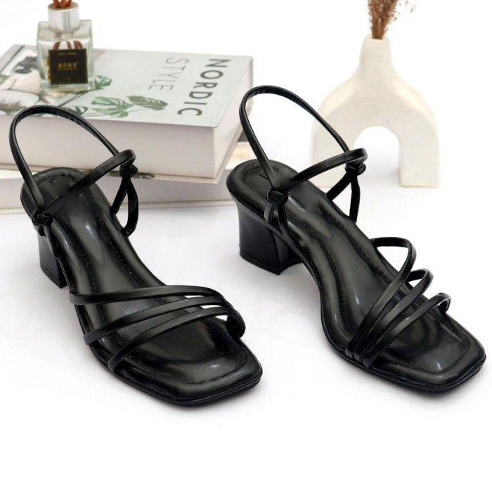 NRT -heels / Hak tahu 5 cm/ sandal pesta wanita / High/Heels Tahu Wanita/Slop Heels/Heel Kerja/Hak H
