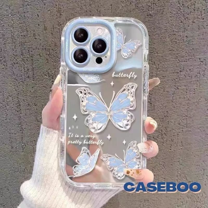 Casing HP Mirror Kaca Cermin Case Android Iphone Untuk Tipe HP Samsung