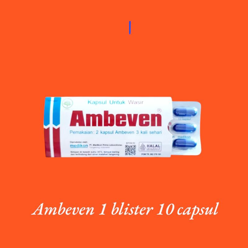 Ambeven obat wasir 1 blister