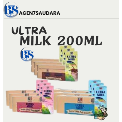

ULTRA MILK 200 ML 1 DUS ISI 24 PCS