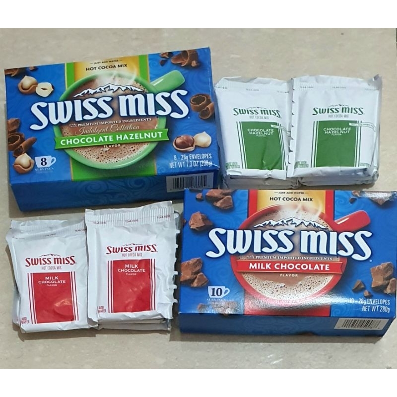 

Swiss Miss Hot Cocoa Mix / Chocolate Hazelnut / Milk Cocolate / Minuman Impor USA