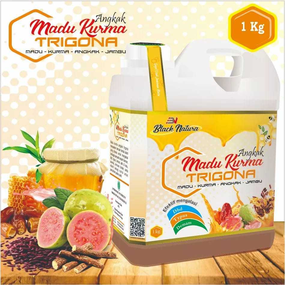 

Black Natura Madu Kurma Angkak Trigona (Madu/kurma/angkak/jambu) 1kg