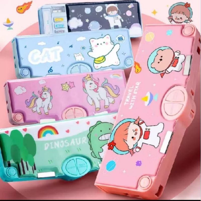 

Kotak Pensil Multifungsi Motif Kartun Untuk Laki Laki Perempuan