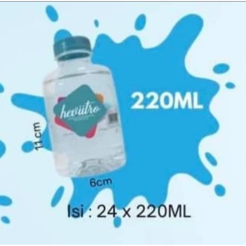 

HEVIITRO AIR DEMINERAL BOTOL 220ML