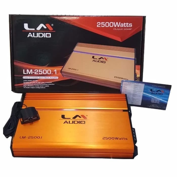 Power Amprifier mobil Power Monoblok LM AUDIO LM-2500