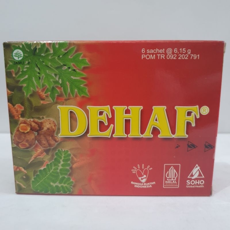 

DEHAF 6.15gram 1box isi 6 sachet