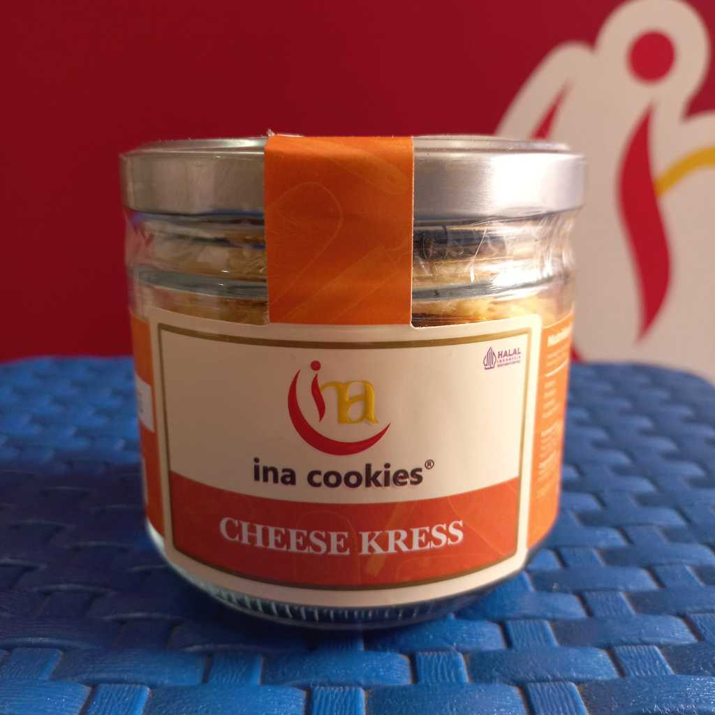 

Cheese Kress - Kue Kering Premium Toples Jar by Ina Cookies