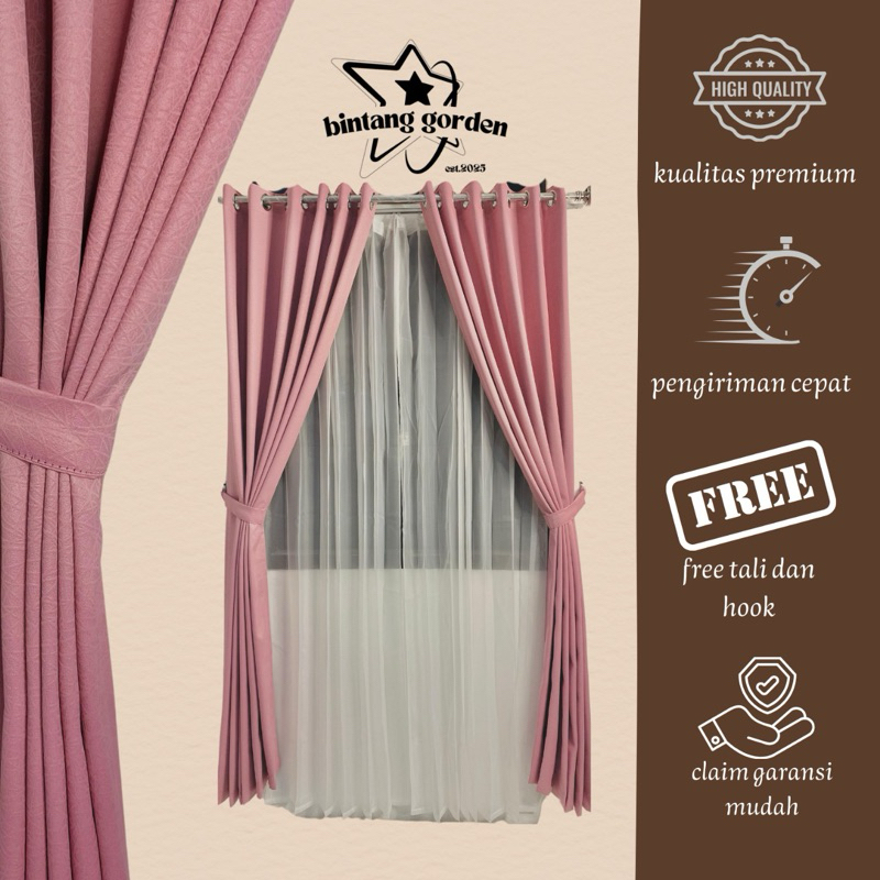 GORDEN BLACKOUT EMBOS POLOS PINK