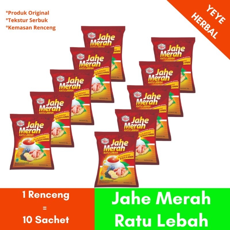 

Jahe Merah Super Ratu Lebah