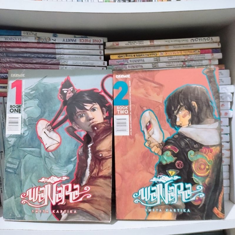 komik wanara vol 1 2 set karya sweta kartika preloved langka