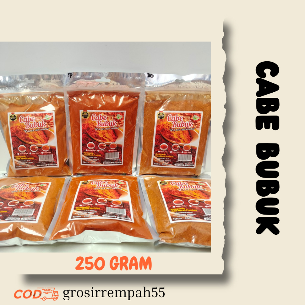 

Bubuk Cabe Asli - 100 gram | Chili Powder
