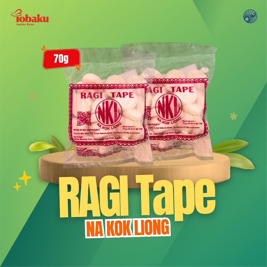 

NKL RAGI TAPE Na Kok Liong - Instant Dry Yeast Kemasan 70g _