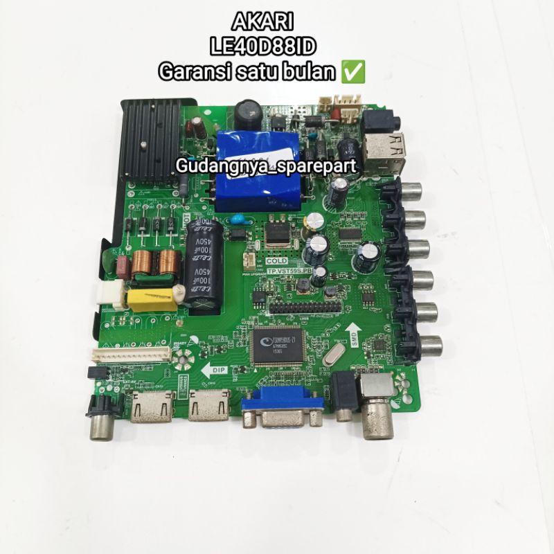 Mb AKARI LE40D88ID LE-40D88ID mainboard mobo modul mesin tv motherboard