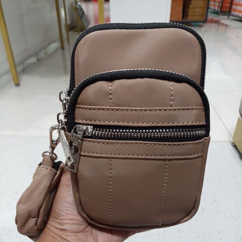 Terbaru BELLEZZA Yz2320292 Produk Original Depstore Tas Sling Bag mini Handphone Wanita Hp Parasut M