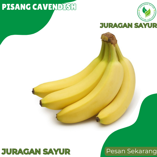 

Pisang Cavendish +/-900gr - Pisang Cavendish Super - Juragan Sayur