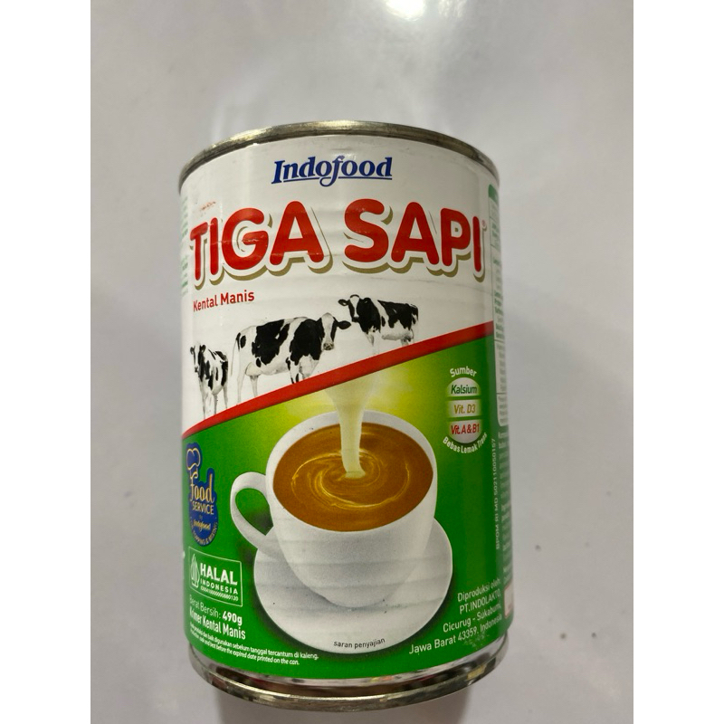 

Susu Tiga Sapi kaleng 490g