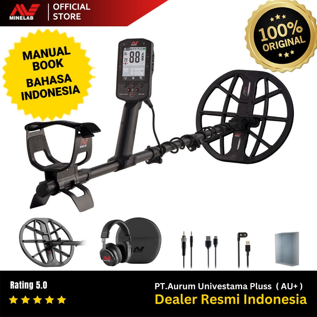 Metal Detector Minelab Manticore RESMI Detektor Emas, Logam dan Harta Karun. Metal Detektor MANTICOR