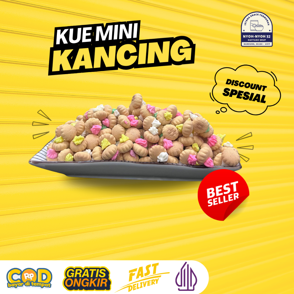 

Kue GemRose Kue Kancing Kue Monas Cemilan Jadul 250Gram
