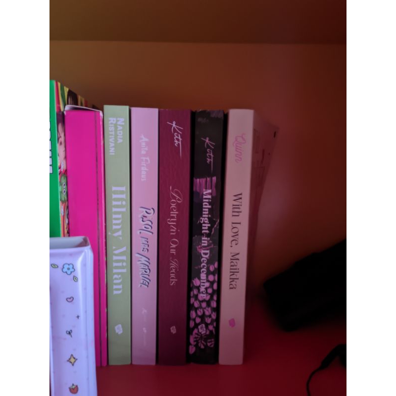 NOVEL PRELOVED BEKAS NOVEL AU | MIDNIGHT IN DECEMBER HAECHAN SC | POETRY IN OUR HEADS MARK SC | WITH