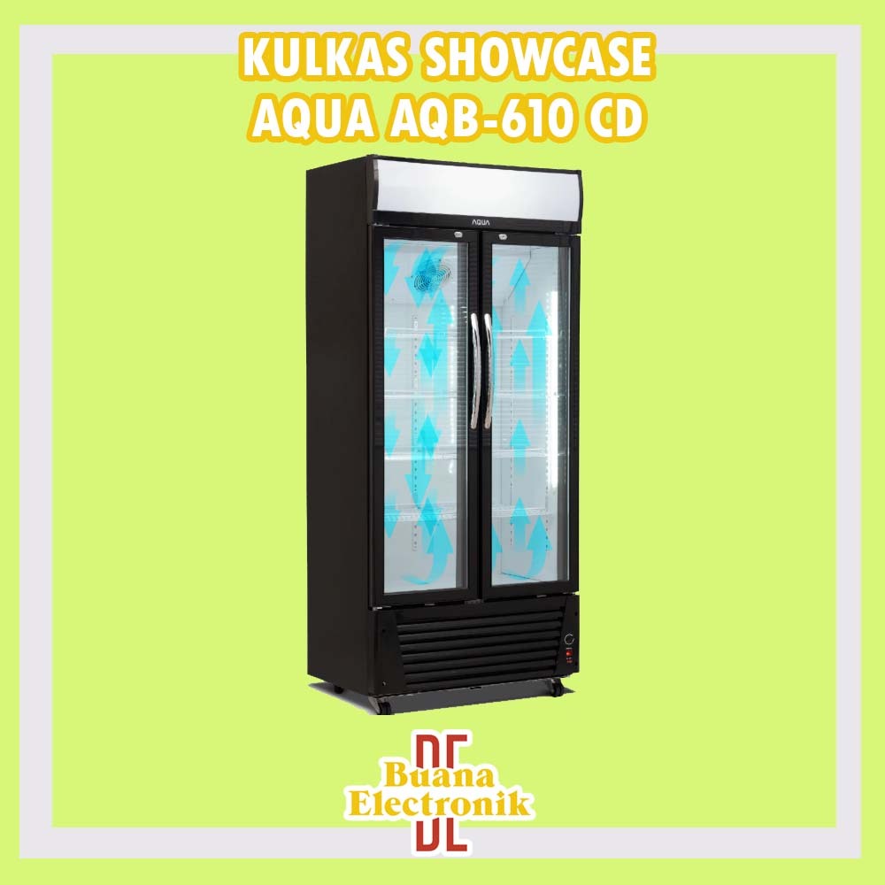 AQUA KULKAS SHOWCASE 600 Liter AQB-610 AQB 610