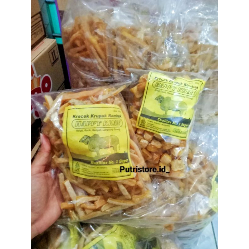 

Krecek sapi asli 500gr / krupuk rambak sapi asli