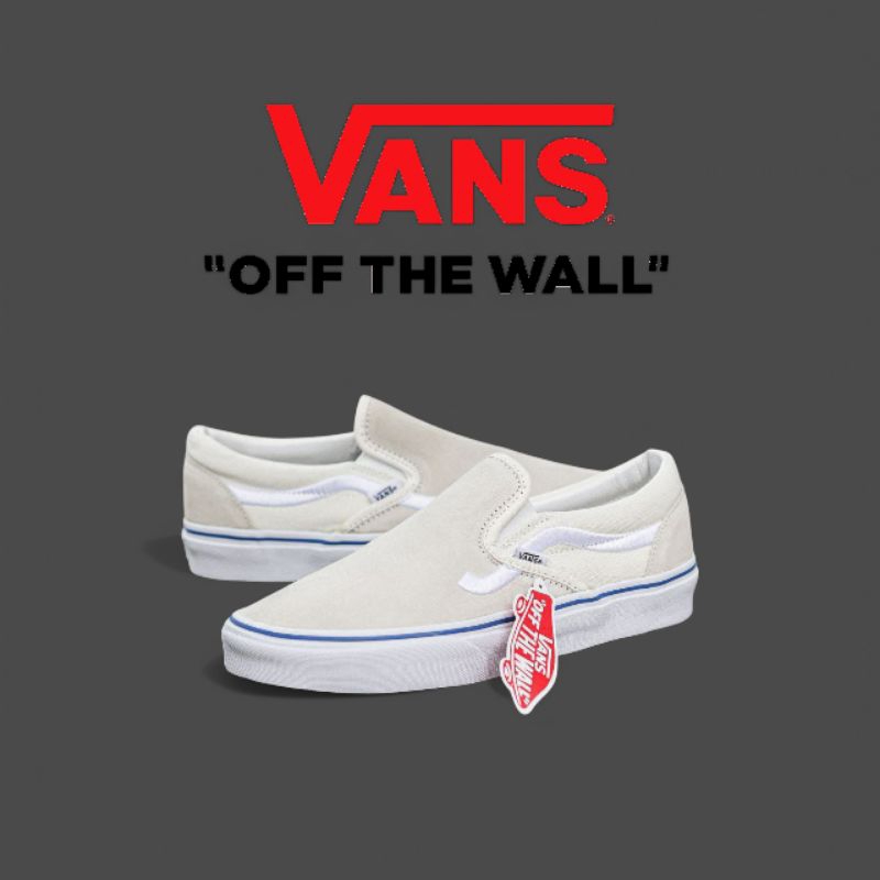 Vans Slip On Side Stripe Marshmallow White