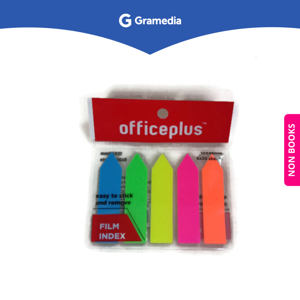 

Gramedia Surabaya - OFFICE-P FILM INDEX ARROW 12x48MMX20SHT X5COLOR