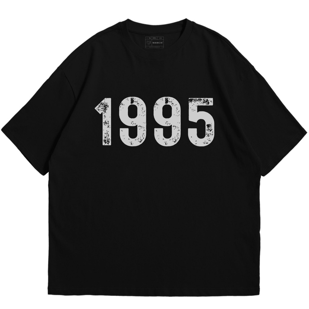 MANCIX 1995 BOLD LIVE BOLD Oversize Katun Combed 20s Grade A dengan Sablon DTF Premium Tebal